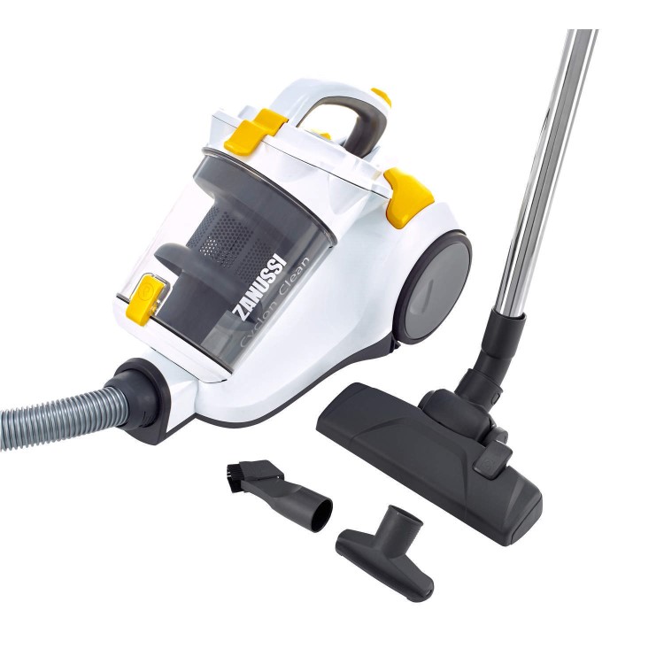 Zanussi ZAN7860UKEL Origin Cylinder Vacuum Cleaner Ice White & Yellow