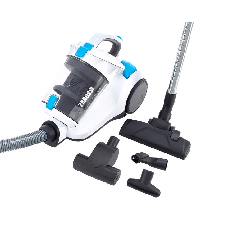 Zanussi ZAN7880UKEL Pet Cylinder Vacuum Cleaner Ice White & Blue