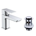 ZANACHBMTWW Chrome Mono Basin Mixer Tap With Waste - Zana