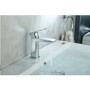 GRADE A1 - Chrome Mono Basin Mixer Tap With Waste - Zana