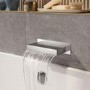 Chrome Wall Mounted Waterfall Bath Filler Spout - Zanda
