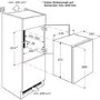 GRADE A1 - Zanussi ZBA15021SV In-Column Larder Fridge - Sliding Rail - 88cm Height