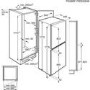 Zanussi ZBB27640SV In-Column 50/50 Split Frost Free Fridge Freezer - Sliding Rail - 178cm Height