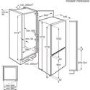 GRADE A1 - Zanussi ZBB28441SV In-Column 70_30 Split  Low Frost Fridge Freezer - Sliding Rail - 178cm Height