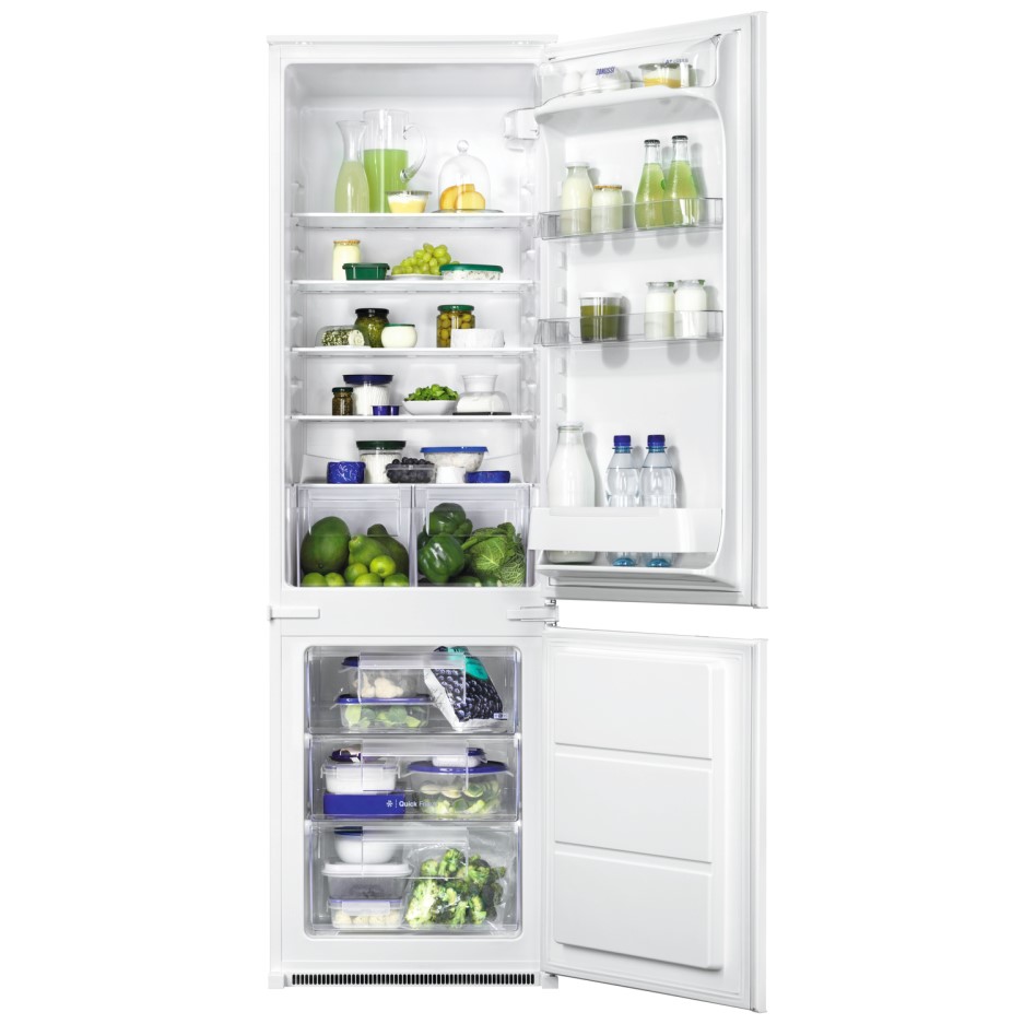 Zanussi ZBB28442SV Frost Free 7030 Split Integrated Fridge Freezer
