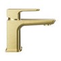 Zana Brushed Brass Cloakroom Basin Mixer Tap & Freestanding Tap Pack