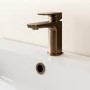 Brushed Bronze Mono Basin Mixer Tap - Zana