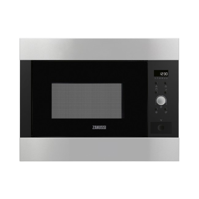 GRADE A2 - Zanussi ZBG26642XA 900W 26L Built-in Microwave With Grill - Stainless Steel