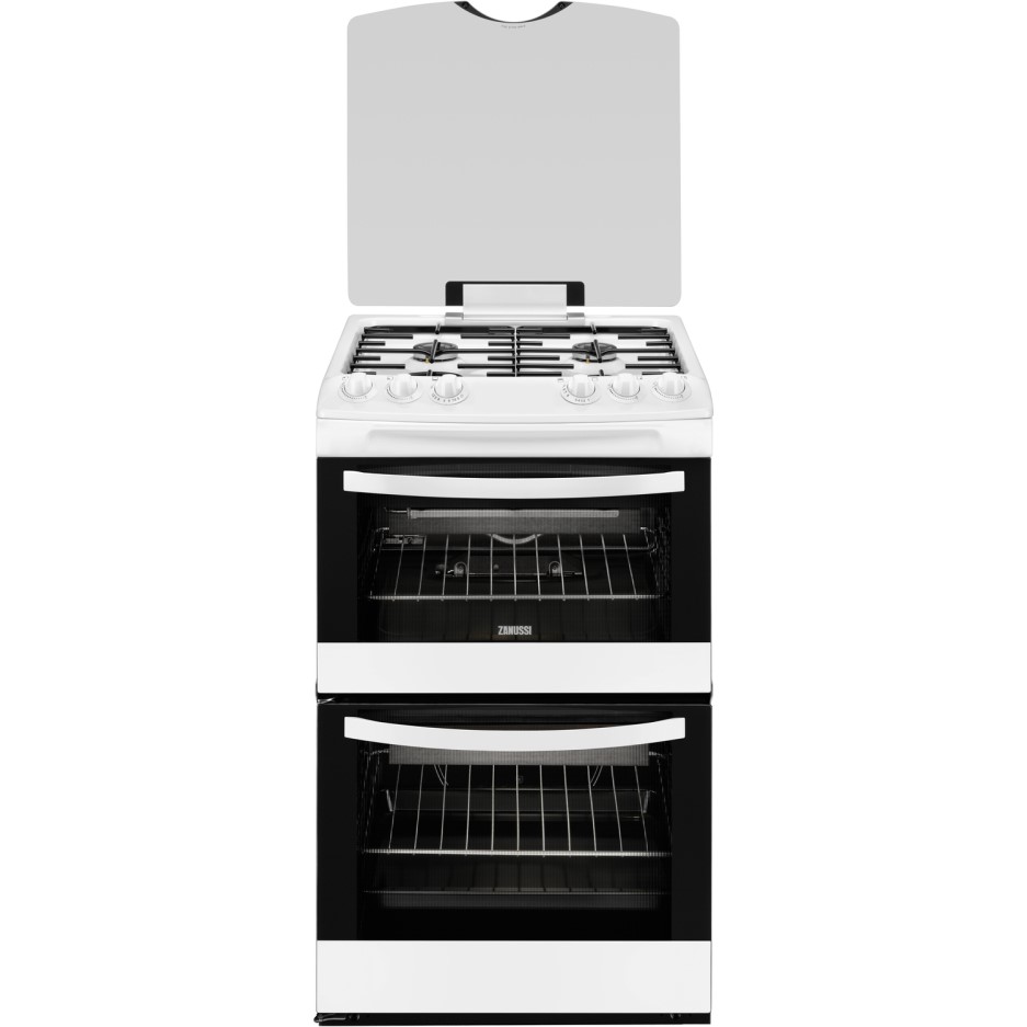 Zanussi ZCG43000WA Avanti 55cm Double Oven Gas Cooker White