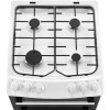GRADE A2 - Zanussi ZCG43050WA 55cm Double Oven Gas Cooker With Gas Hob - White