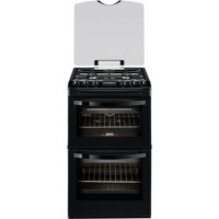 GRADE A1 - As new but box opened - Zanussi ZCG43210BA 55cm Double Cavity LPG Gas Cooker Black