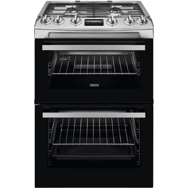 Zanussi 60cm Gas Cooker - Stainless Steel