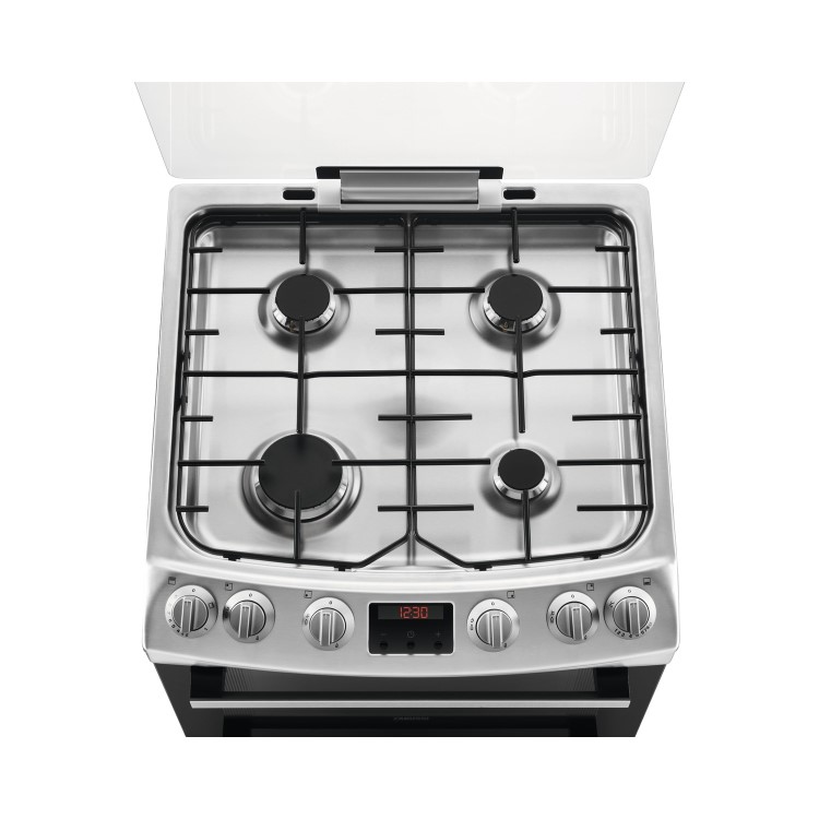 Zanussi 60cm Gas Cooker - Stainless Steel