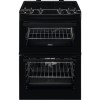 GRADE A1 - Zanussi ZCI66050BA 60cm Double Oven Electric Cooker With Induction Hob - Black