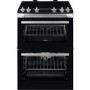 Zanussi 60cm Double Oven Electric Cooker with Induction Hob - Stainless Steel