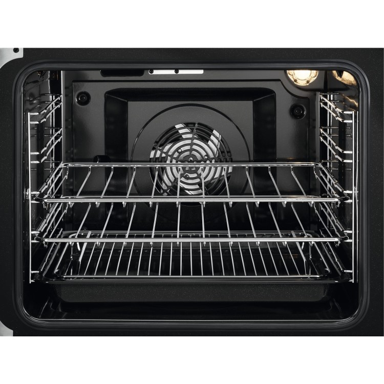 Refurbished Zanussi ZCI66080BA 60cm Double Oven Induction Electric Cooker Black