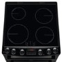 Zanussi 60cm Double Oven Electric Cooker with Induction Hob - Black