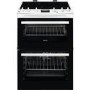 Zanussi 60cm Double Oven Electric Cooker with Induction Hob - White