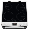 Zanussi 60cm Double Oven Electric Cooker with Induction Hob - White