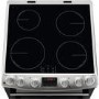 Zanussi 60cm Double Oven Electric Cooker with Induction Hob - Stainless Steel