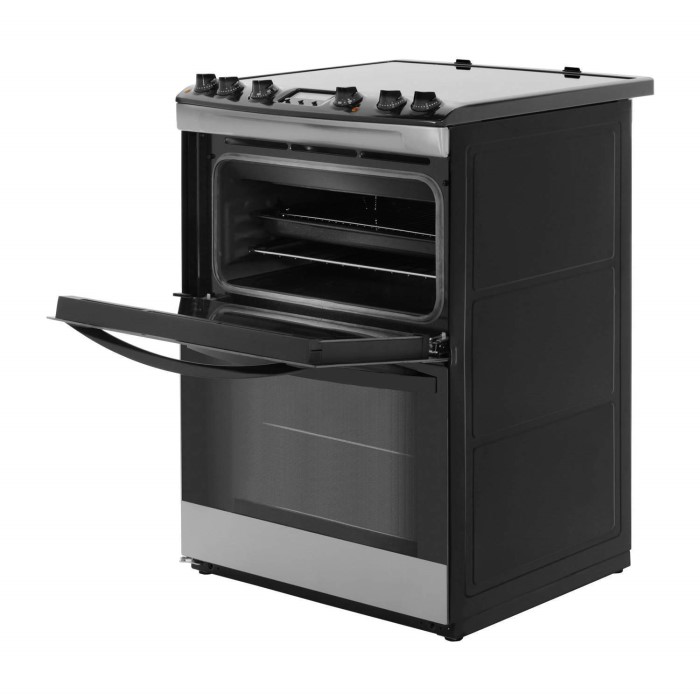 Zanussi ZCI68300BA Black 60cm Double Oven Electric Cooker