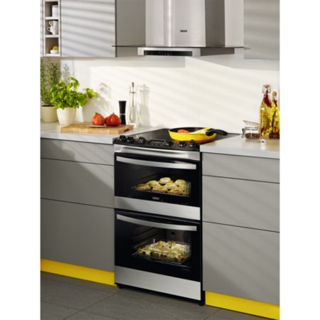 Zanussi double oven electric cooker hotsell
