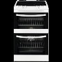 Zanussi ZCV460TCWA 55cm Avanti Electric Cooker With Ceramic Hob - White