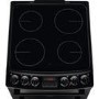 Zanussi 55cm Electric Cooker - Black