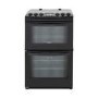 Zanussi ZCV48300BA 55cm Double Oven Electric Cooker With Ceramic Hob - Black