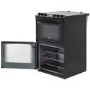 Zanussi ZCV48300BA 55cm Double Oven Electric Cooker With Ceramic Hob - Black