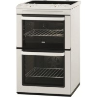 Zanussi ZCV551MW White Double Oven 55cm Electric Cooker