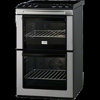 Zanussi ZCV551MX 55cm Wide Electric Cooker - Stainless Steel