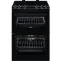 Zanussi 60cm Electric Cooker - Black