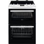 Refurbished Zanussi ZCV66250WA 60cm Double Oven Electric Cooker White