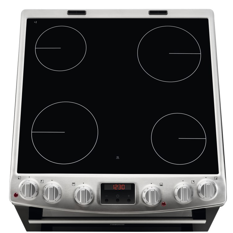 Zanussi 60cm Electric Cooker - Stainless Steel