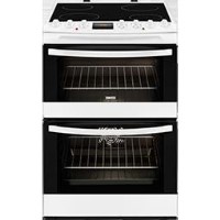 Zanussi ZCV68330WA White 60cm Electric Cooker With Ceramic Hob