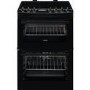 Zanussi ZCV69350BA 60cm Double Oven Electric Cooker with Ceramic Hob - Black