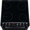 Zanussi ZCV69350BA 60cm Double Oven Electric Cooker with Ceramic Hob - Black
