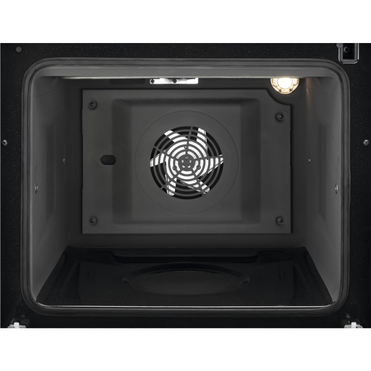 Zanussi ZCV69350BA 60cm Double Oven Electric Cooker with Ceramic Hob - Black