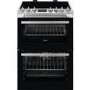 GRADE A2 - Zanussi ZCV69350XA 60cm Double Oven Electric Cooker With Ceramic Hob - Stainless Steel