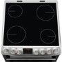 GRADE A2 - Zanussi ZCV69350XA 60cm Double Oven Electric Cooker With Ceramic Hob - Stainless Steel