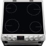 Zanussi ZCV69360XA AirFry 60cm Stainless Steel Electric Cooker With Ceramic Hob