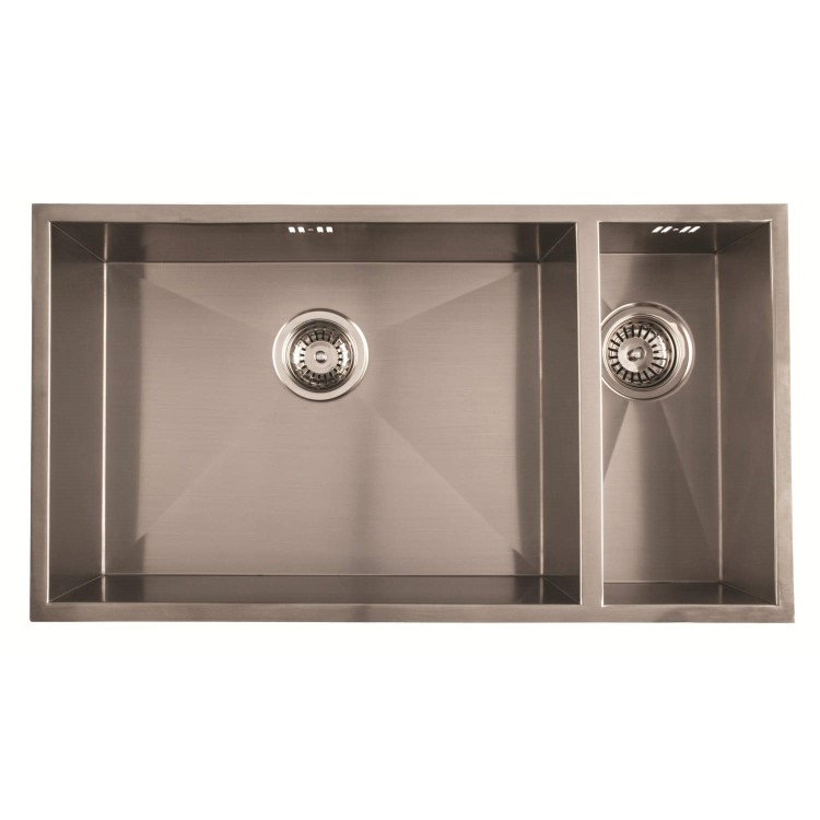 1810 Sink Company 1.5 Bowl Stainless Steel Chrome Inset Kitchen Sink