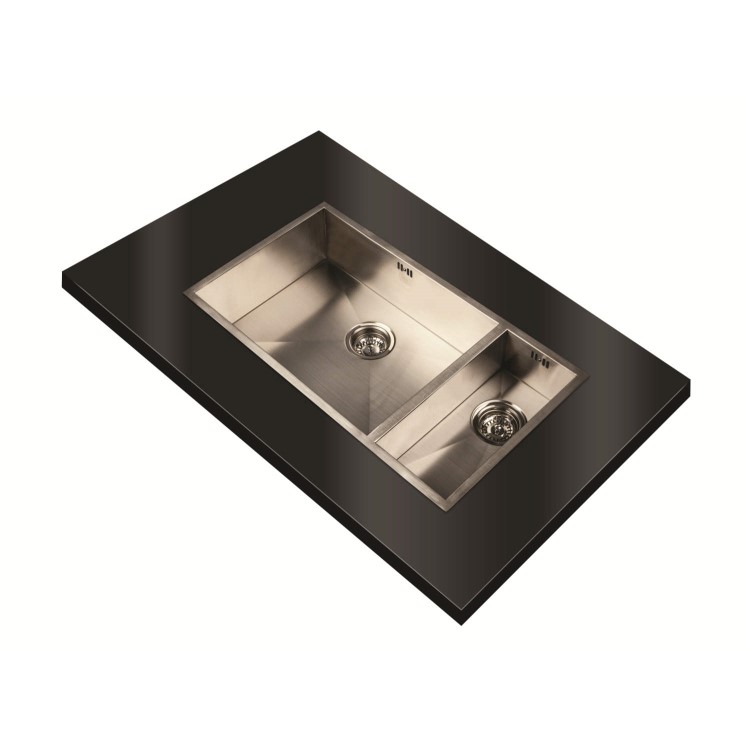 1810 Sink Company 1.5 Bowl Stainless Steel Chrome Inset Kitchen Sink