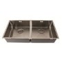 1810 Sink Company ZD/4040/U15/S/084 ZENDUO15 400/400U 2.0 Bowl Undermount Stainless Steel Sink