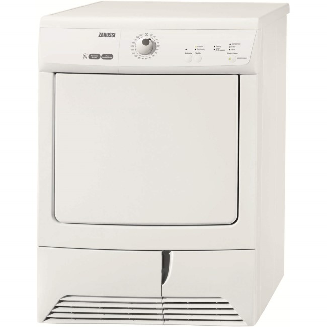 Zanussi ZDC37202W 7kg Freestanding Condenser Tumble Dryer White Appliances Direct