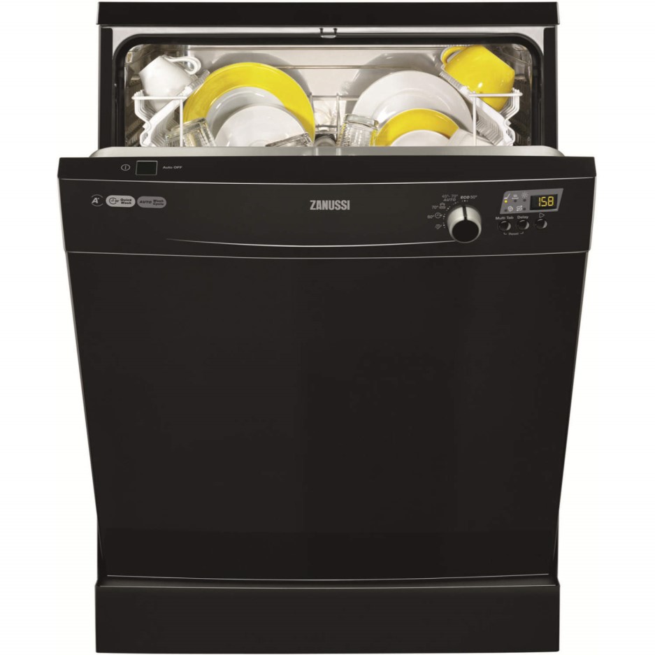 Zanussi ZDF14001KA 12 Place Freestanding Dishwasher Black