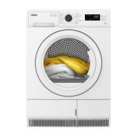 Zanussi AutoAdjust 8kg Heat Pump Condenser Tumble Dryer - White