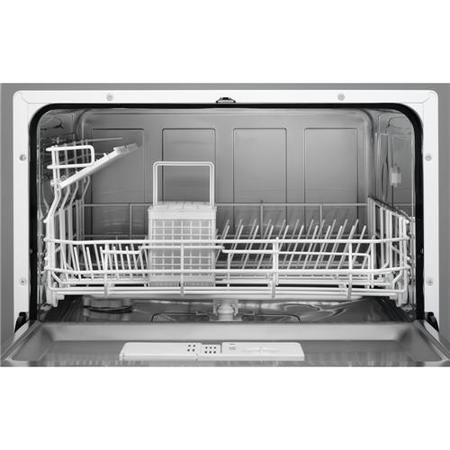 Zanussi ZDM17301SA 6 Place Freestanding Compact Table Top Dishwasher ...
