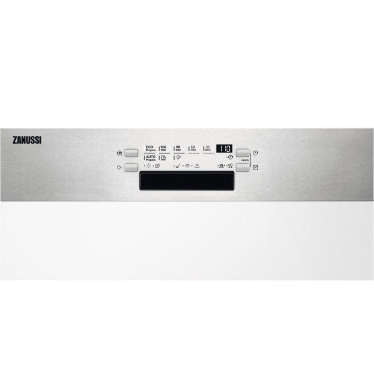 Zanussi Series 40 OrbitClean Semi Integrated Dishwasher - Grey